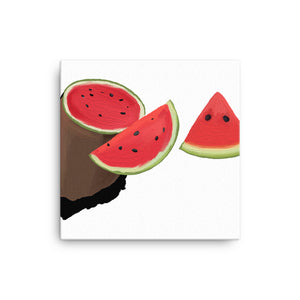 Open image in slideshow, Watermelon - Beared Fruit Canvas
