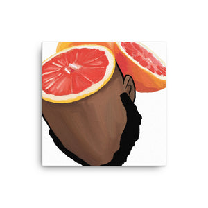 Open image in slideshow, Grapefruit - Beared Fruit Canvas
