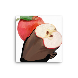 Open image in slideshow, Apple - Beared Fruit Canvas
